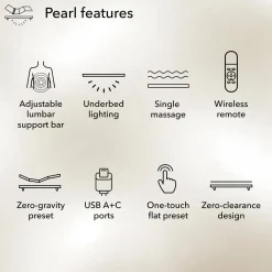 baselogic™ Pearl Adjustable Bed Base