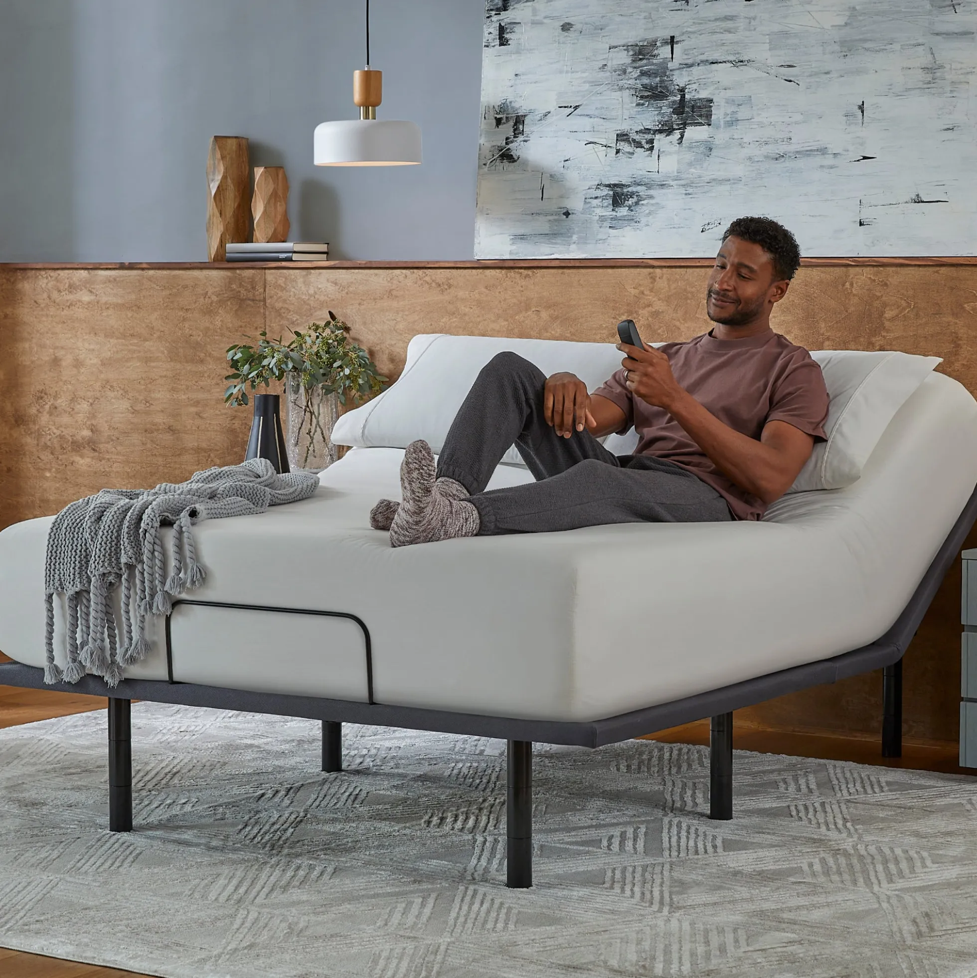 baselogic™ Silver Adjustable Bed Base