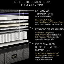 Beautyrest Black Series Four Firm Apex Top Hybrid Mattress