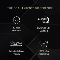 Beautyrest Black Series Three Firm Pillow Top Mattress
