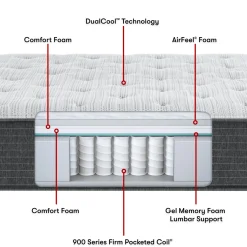 Beautyrest Silver® BRS900 Medium Firm Mattress