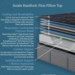 Beautyrest World Class Dreamwell Haniford Firm Pillow Top Mattress