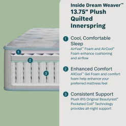 BeautySleep Dream Weaver Plush Mattress