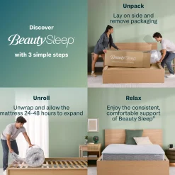 BeautySleep Simple Escape Medium Hybrid Mattress