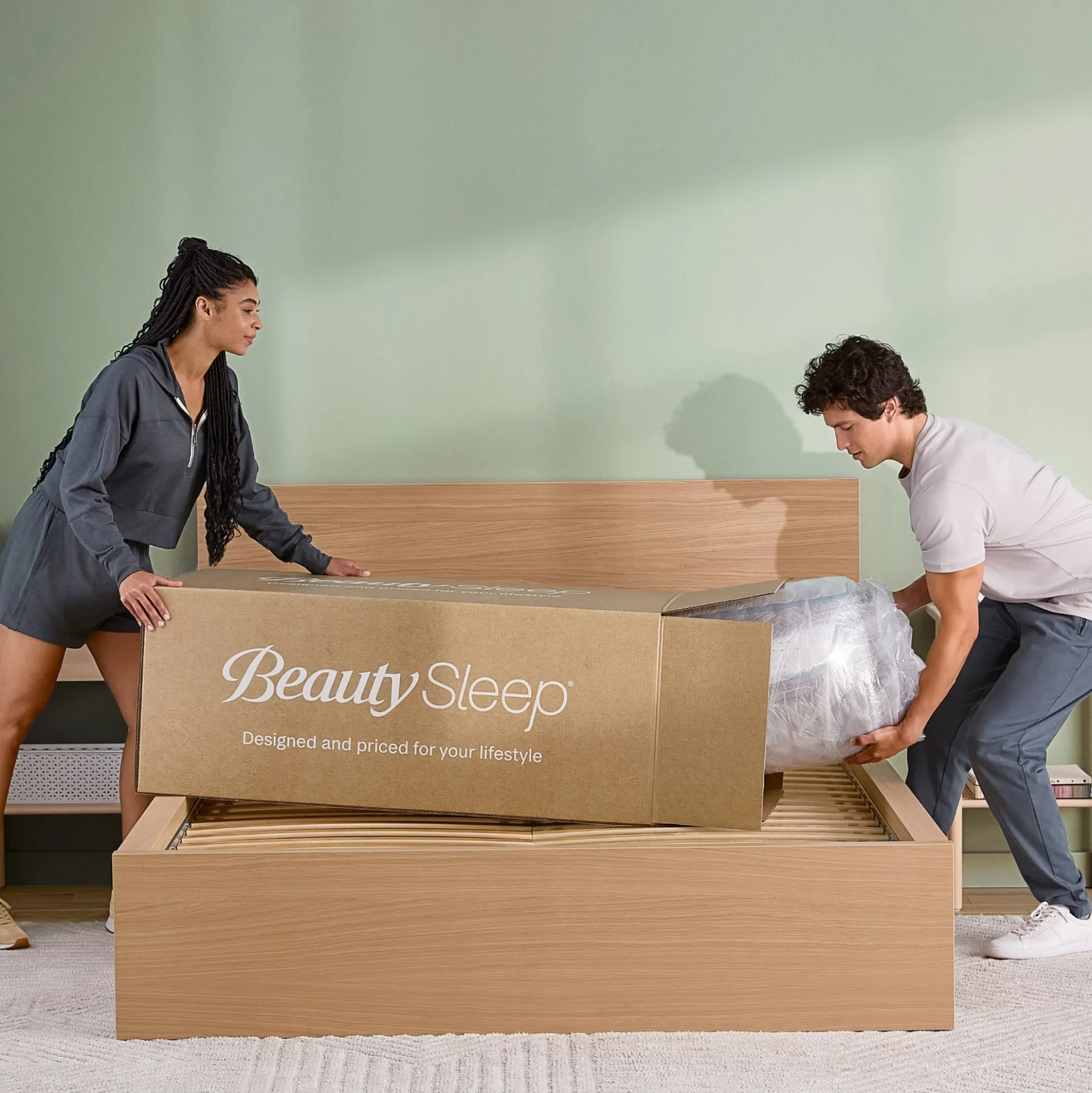 BeautySleep Simple Escape Medium Hybrid Mattress