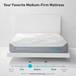BEDGEAR H4 Medium Hybrid Performance Mattress
