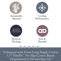 DreamFit DreamChill™ Enhanced Bamboo™ Sheet Set