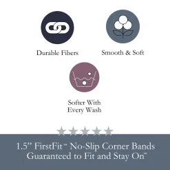 DreamFit DreamComfort™ Long Staple Cotton Sheet Set