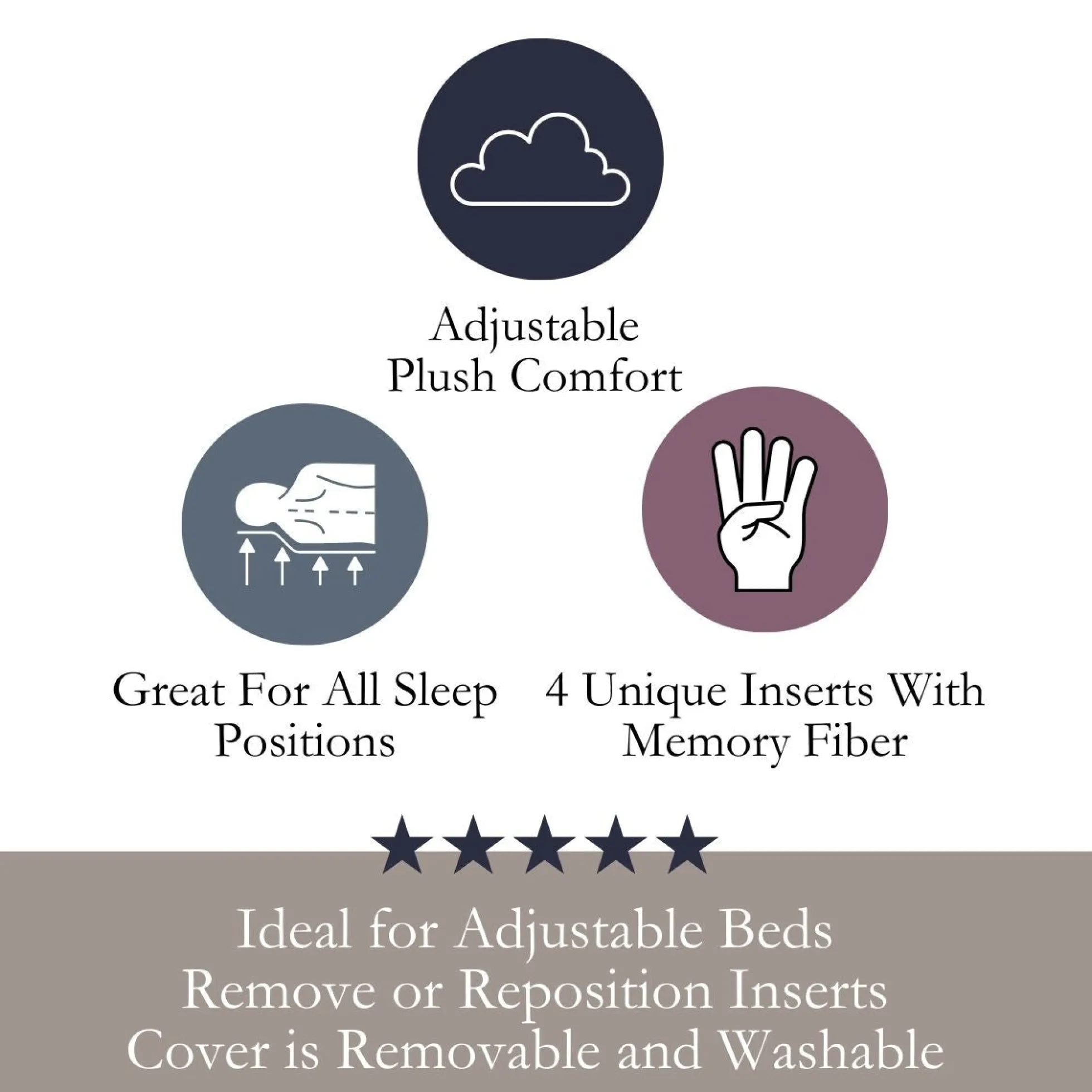 DreamFit DreamCool™ Adjustable Pillow