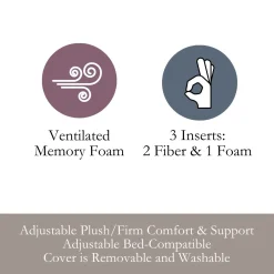 DreamFit DreamCool™ Adjustable Pillow