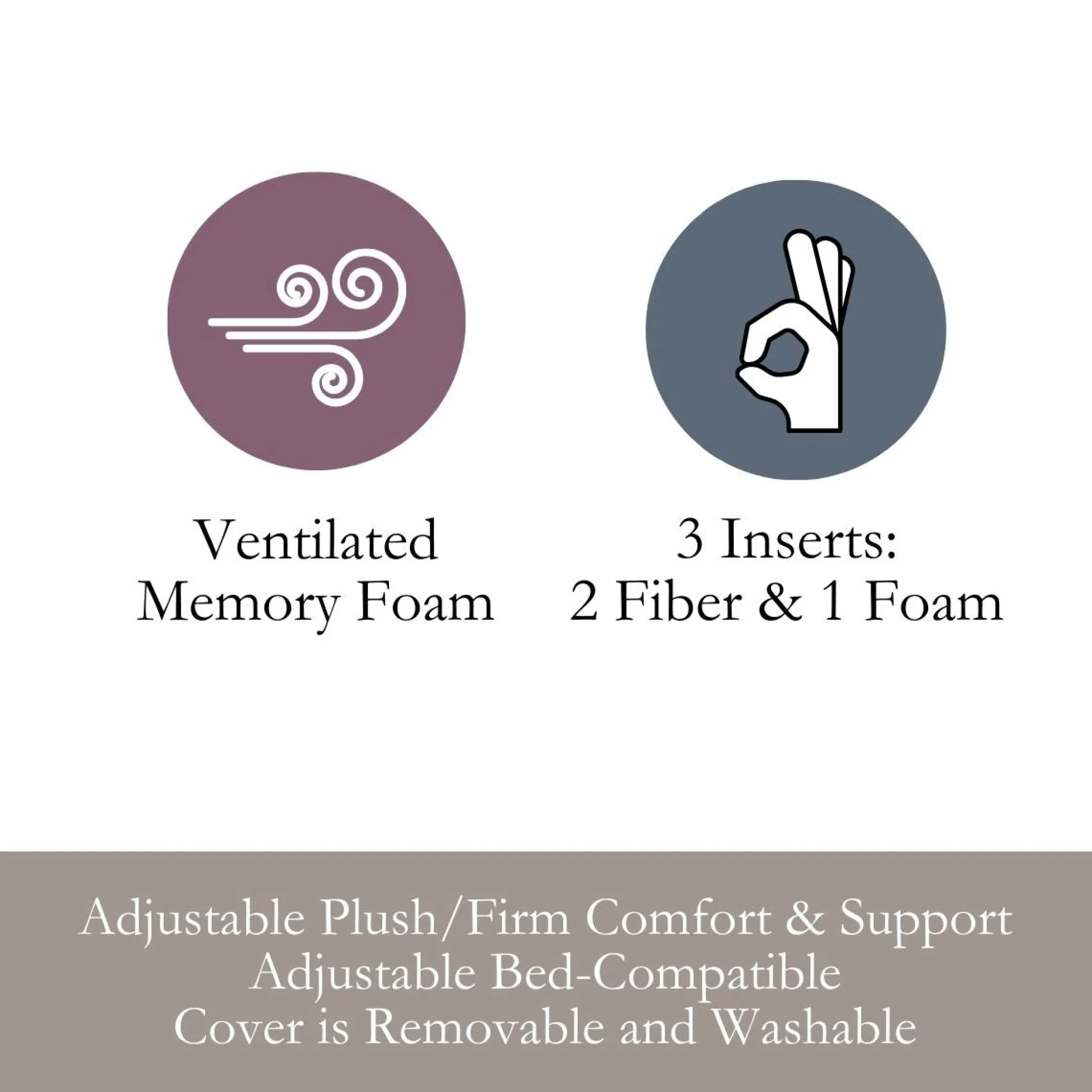 DreamFit DreamCool™ Adjustable Pillow