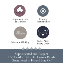 DreamFit DreamCool™ Egyptian Cotton Sheet Set