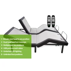GhostBed Adjustable Bed Base