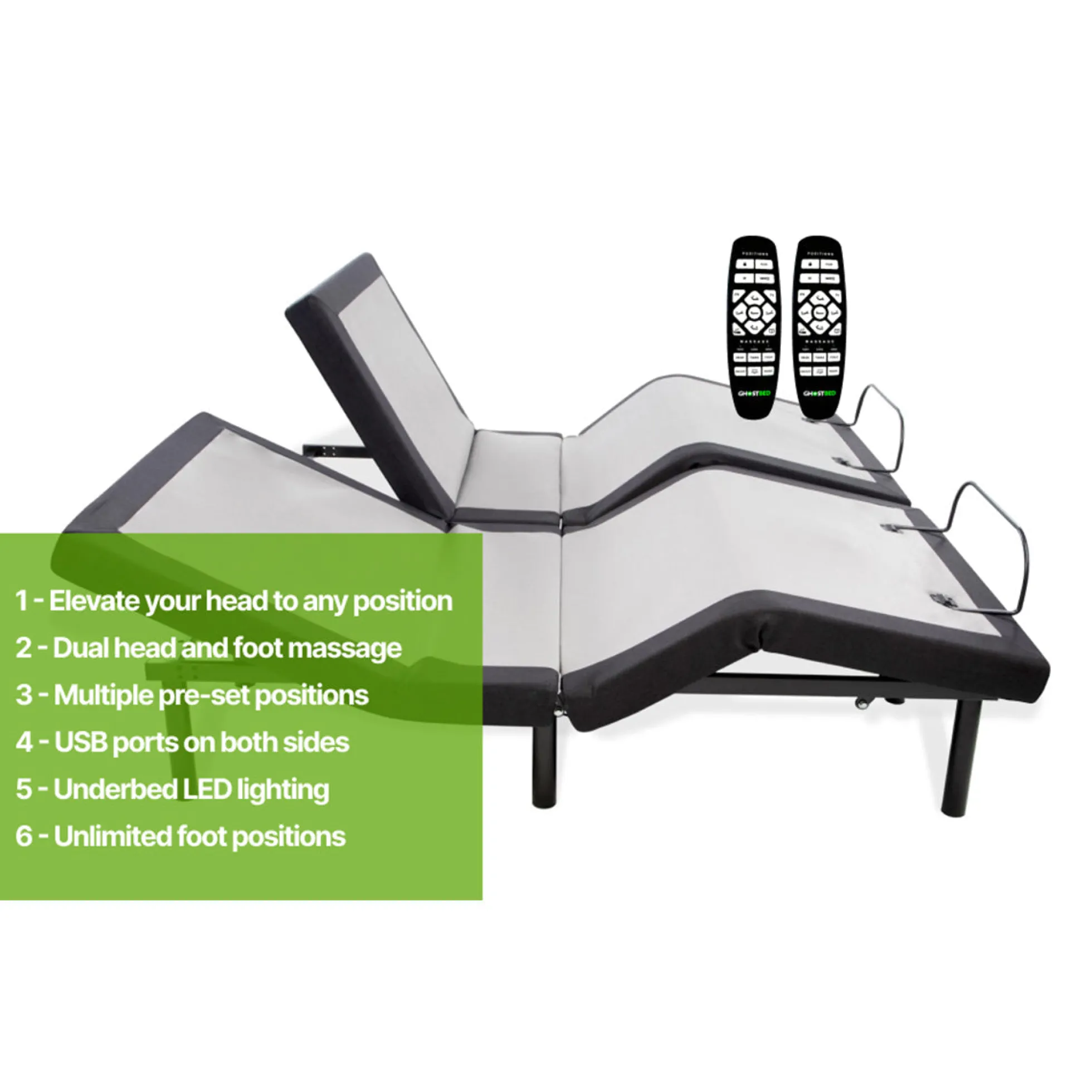 GhostBed Adjustable Bed Base
