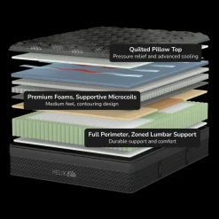 Helix Dusk Elite Medium Hybrid Mattress