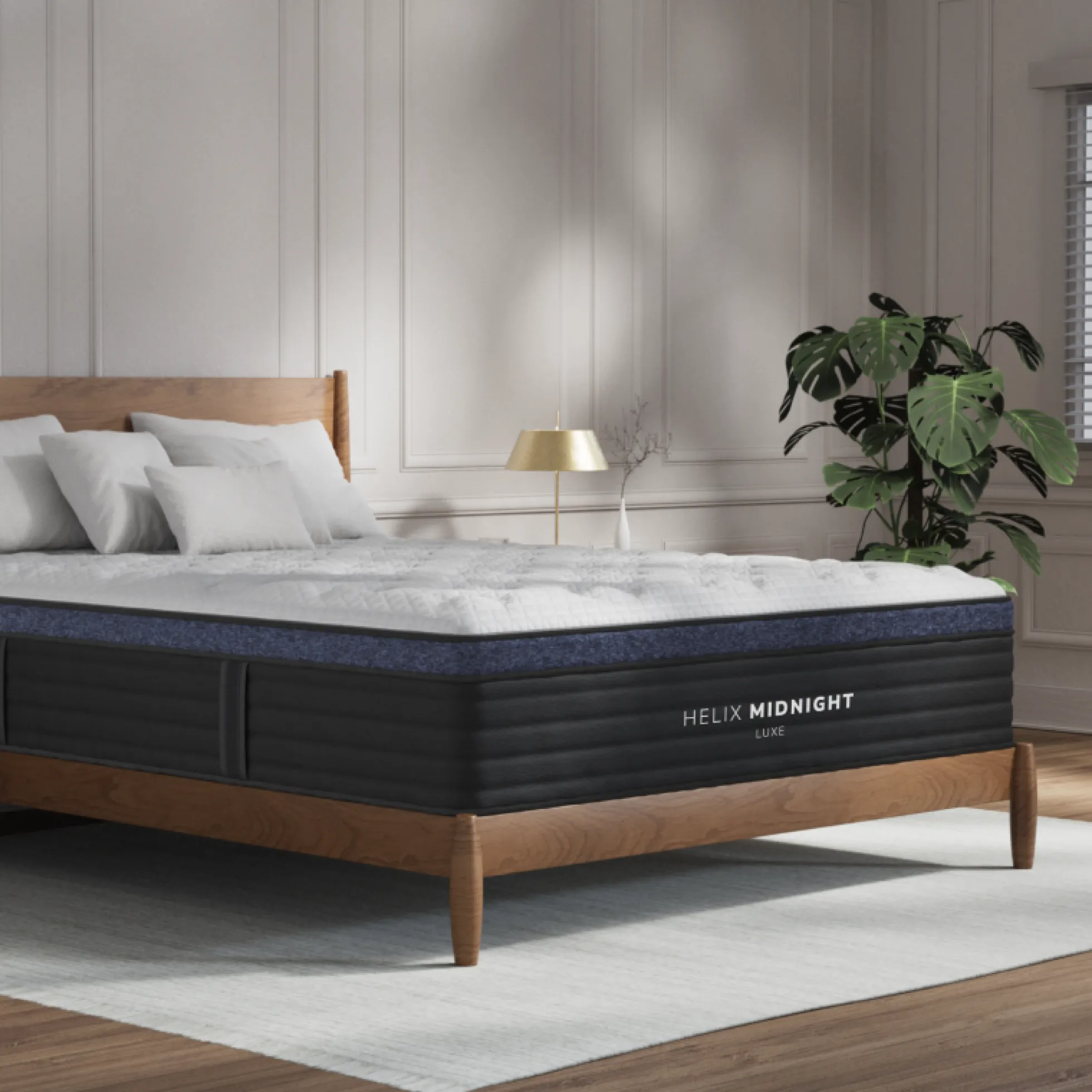 Helix Midnight Luxe Medium Hybrid Mattress