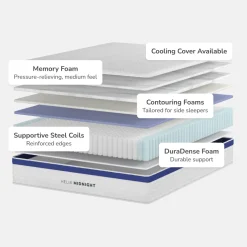 Helix Midnight Medium Hybrid Mattress