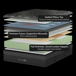 Helix Twilight Elite Firm Hybrid Mattress