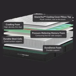 Helix Twilight Luxe Firm Hybrid Mattress