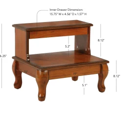 Powell Beatrice Bed Steps with Drawer