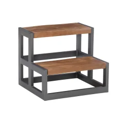 Powell Blythe Bed Steps in Gunmetal