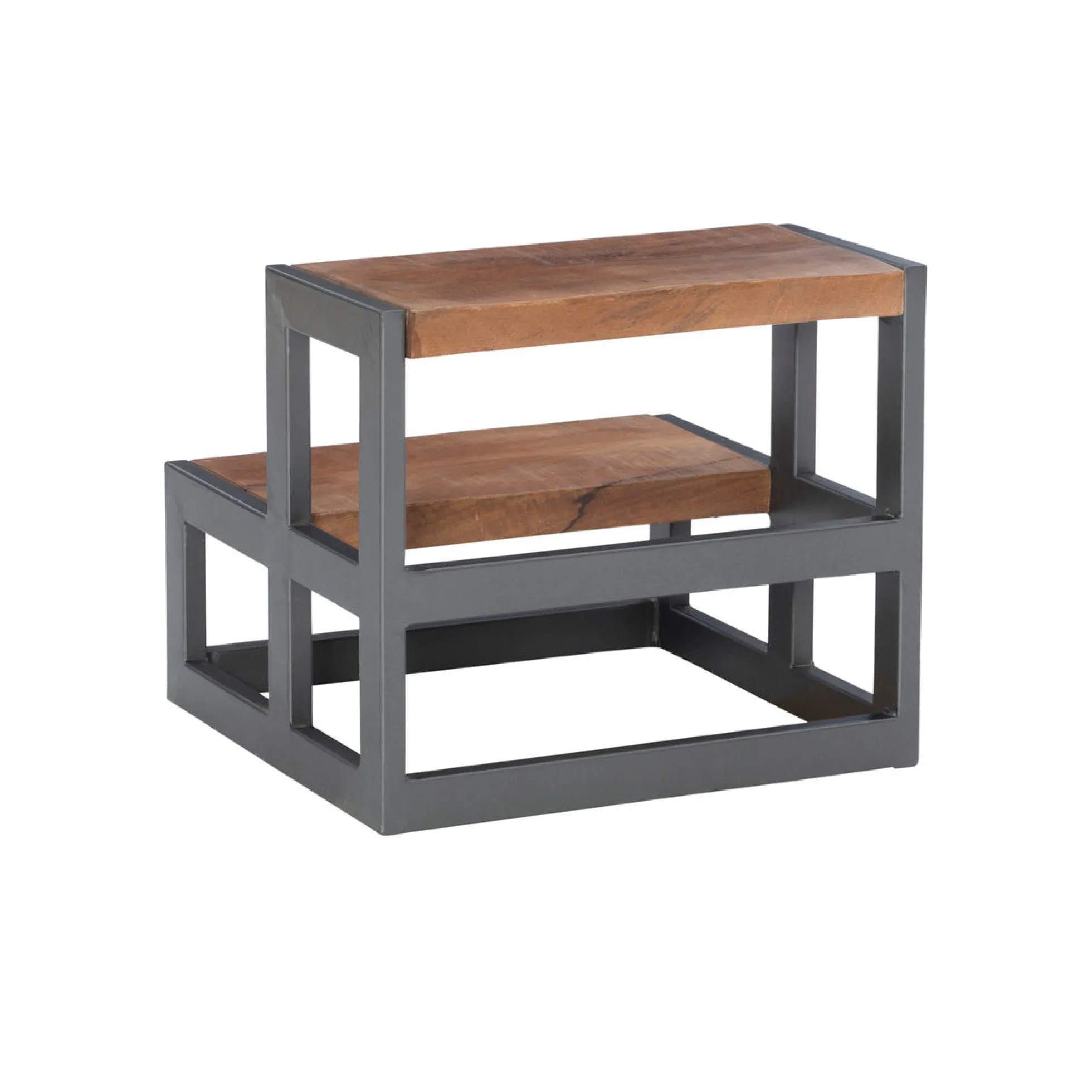 Powell Blythe Bed Steps in Gunmetal