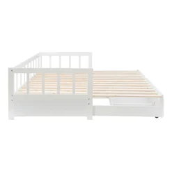 Powell Hope Daybed with Drawers in White