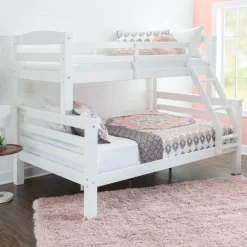 Powell Levi Twin over Full Bunk Bed in White
