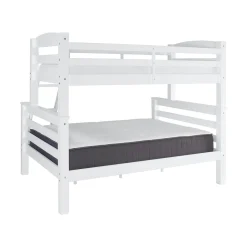 Powell Levi Twin over Full Bunk Bed in White