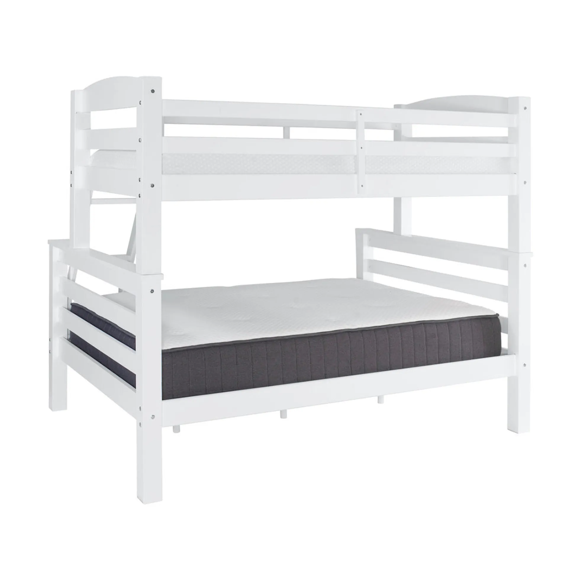 Powell Levi Twin over Full Bunk Bed in White