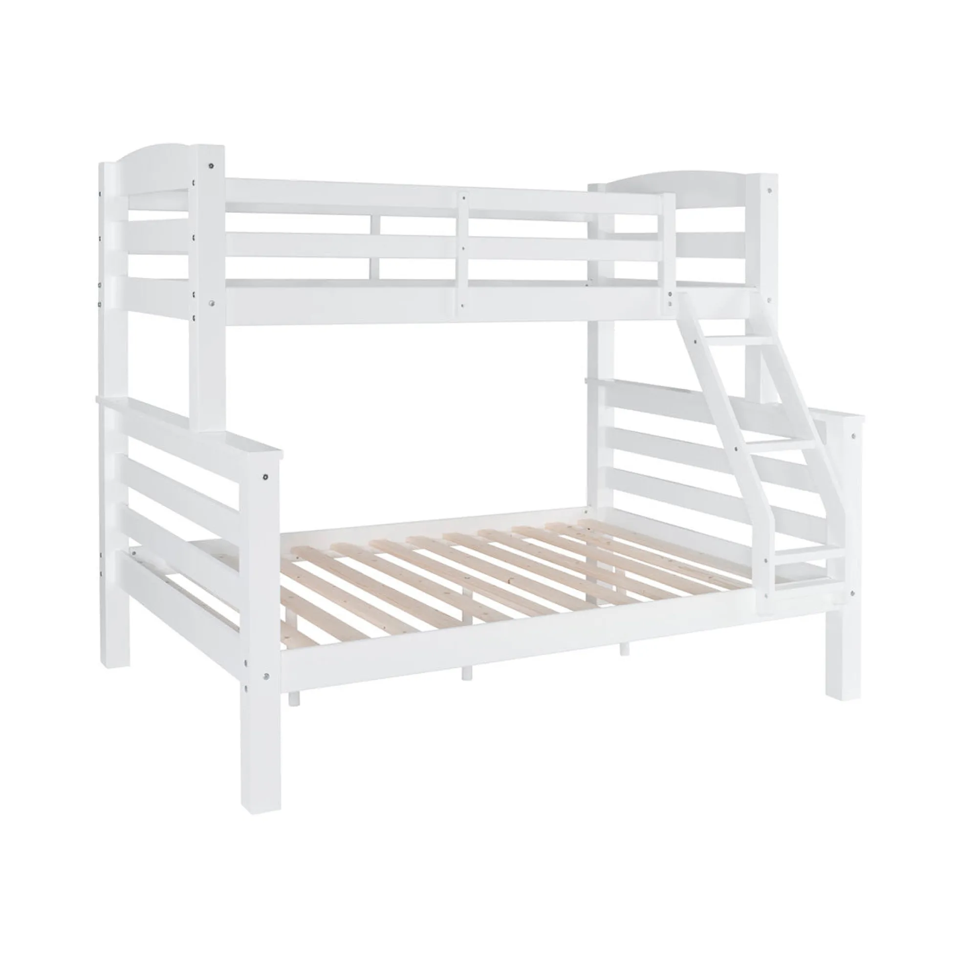 Powell Levi Twin over Full Bunk Bed in White
