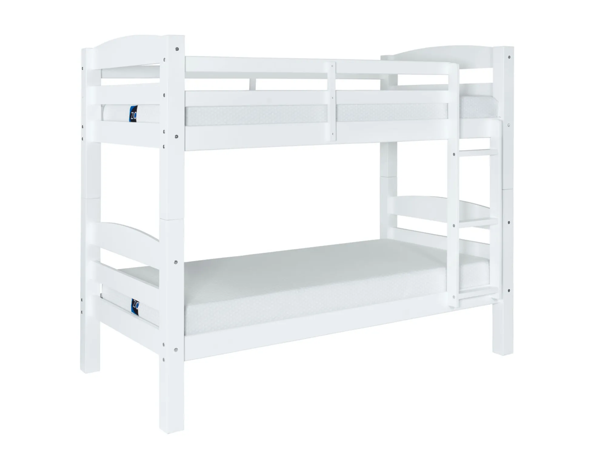Powell Levi Twin over Twin Bunk Bed in White