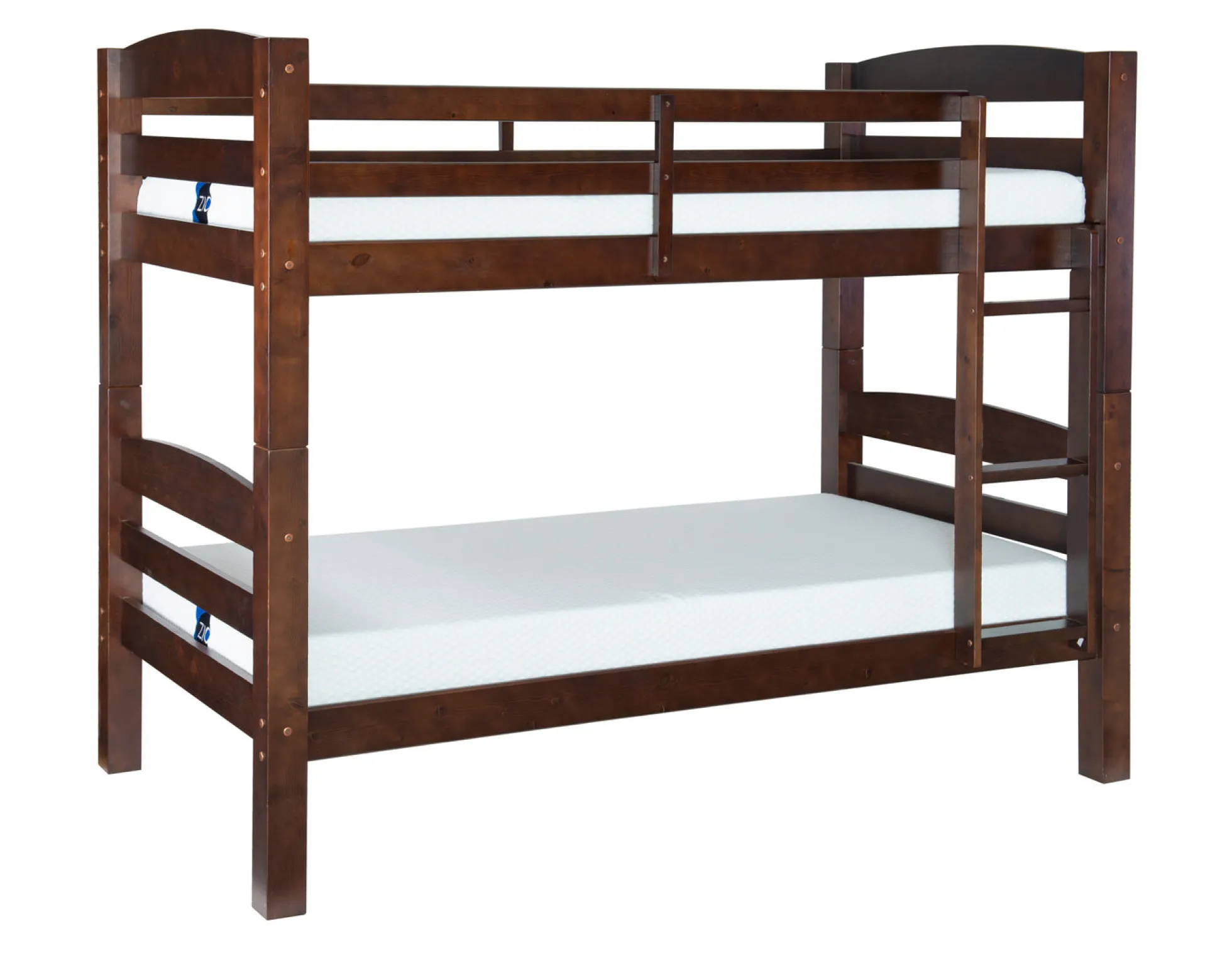 Powell Levi Twin over Twin Bunk Bed in Espresso