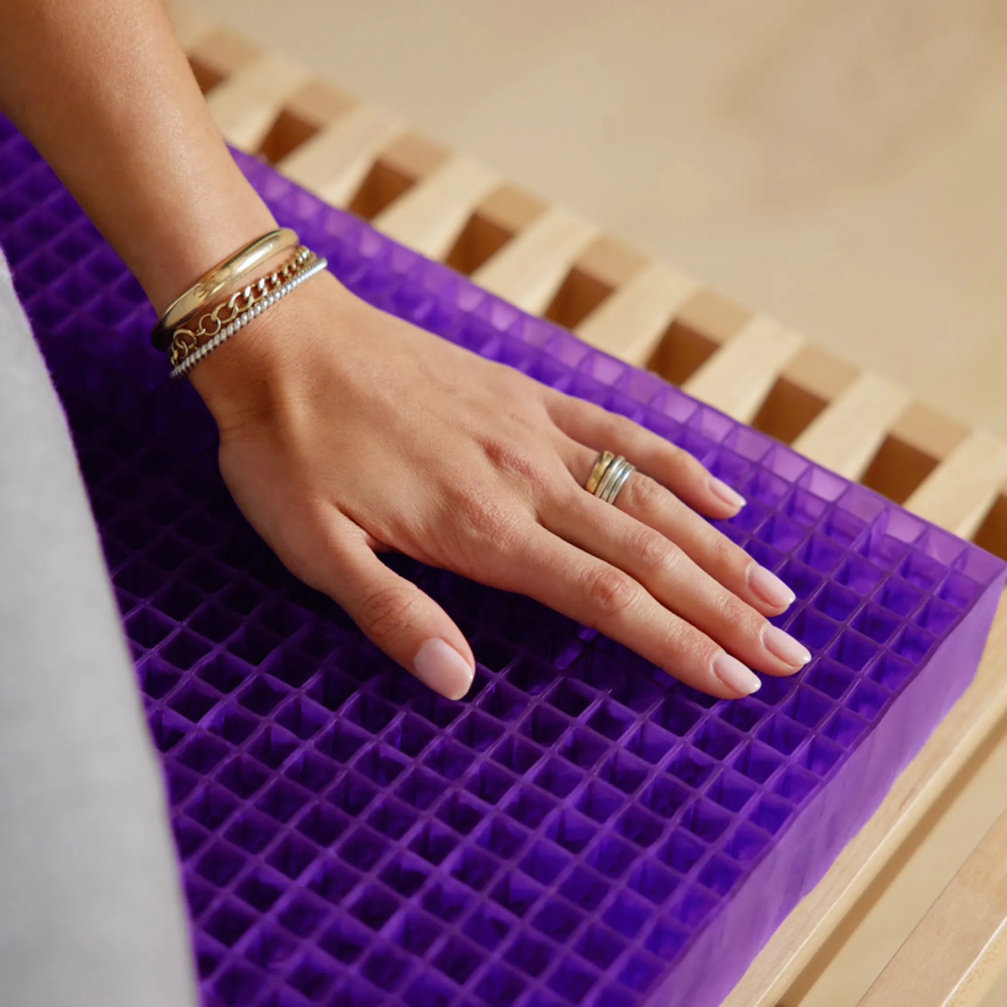 Purple Double Seat Cushion