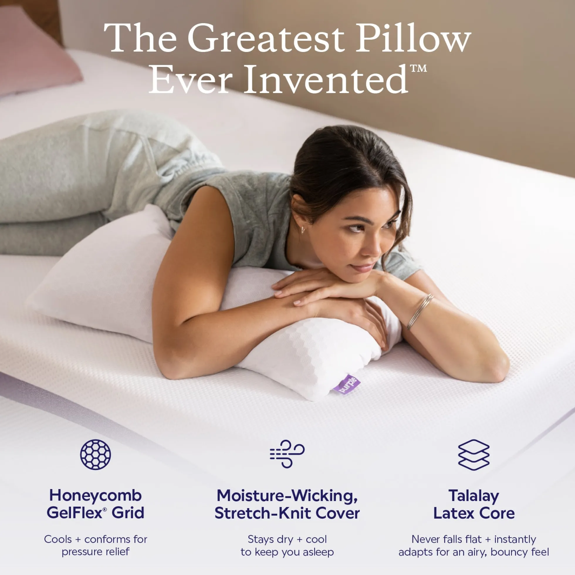 Purple Harmony Pillow