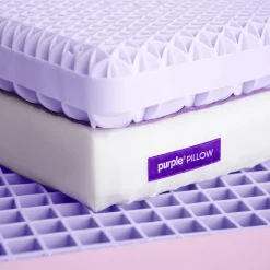 Purple Pillow with Booster