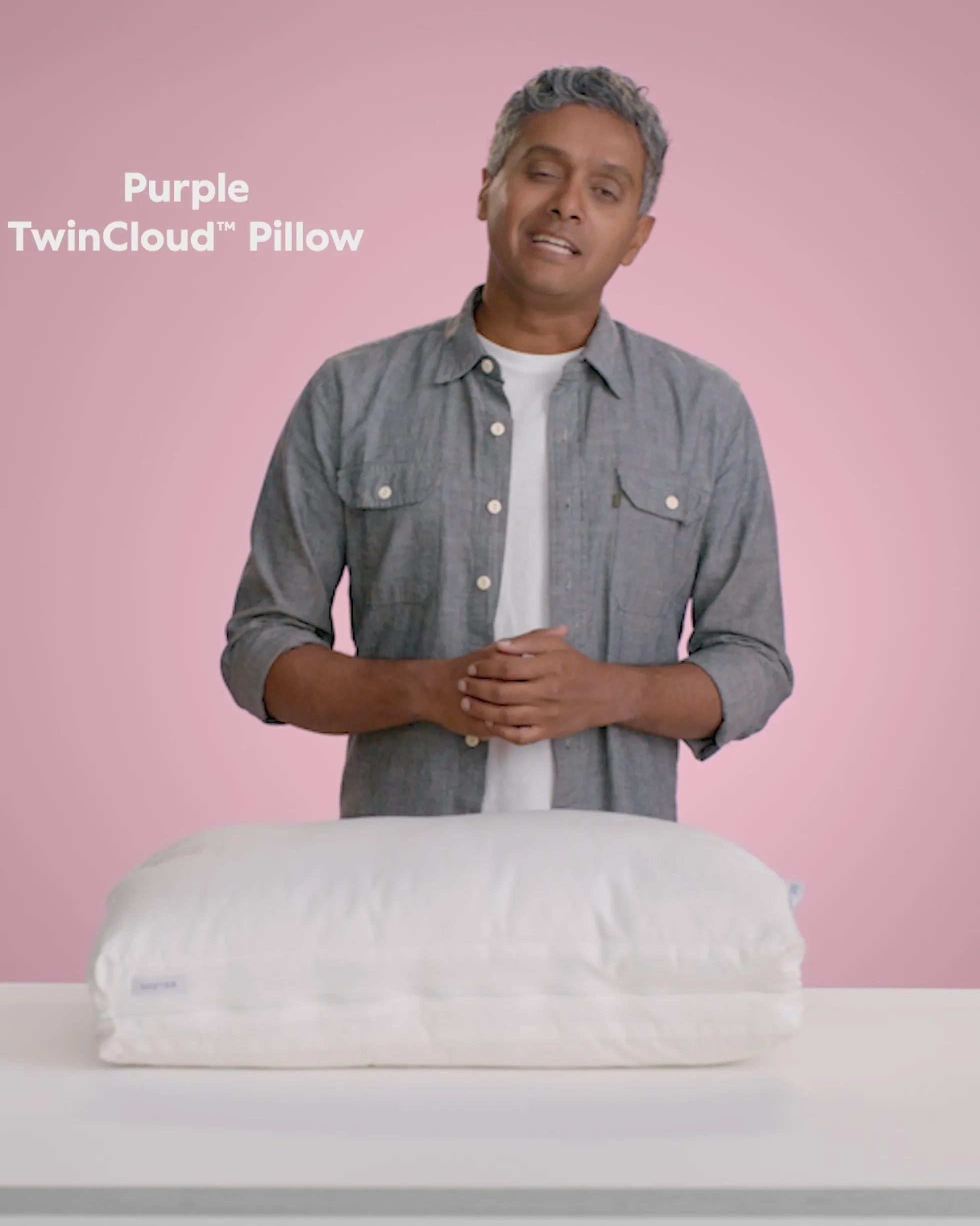 Purple TwinCloud Pillow