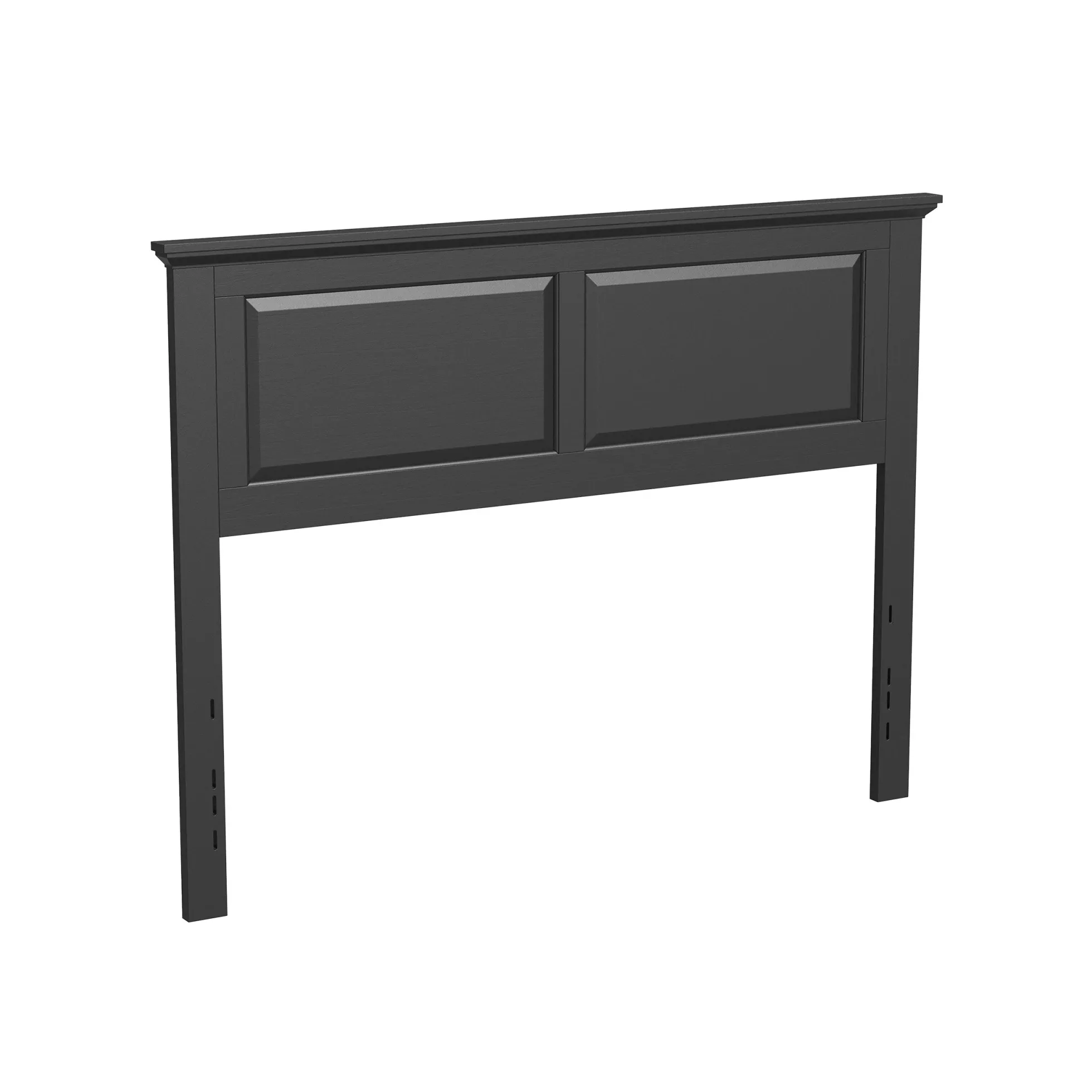 Rize Home Cottage Wood Headboard in Black