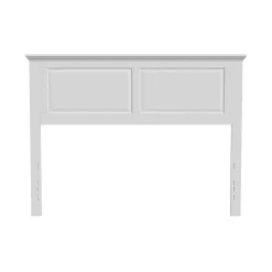 Rize Home Cottage Wood Headboard in White