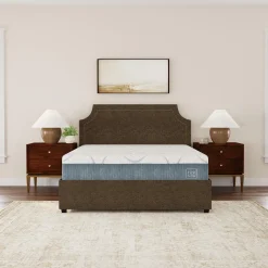 Rize Home Meadow Upholstered Platform Bed
