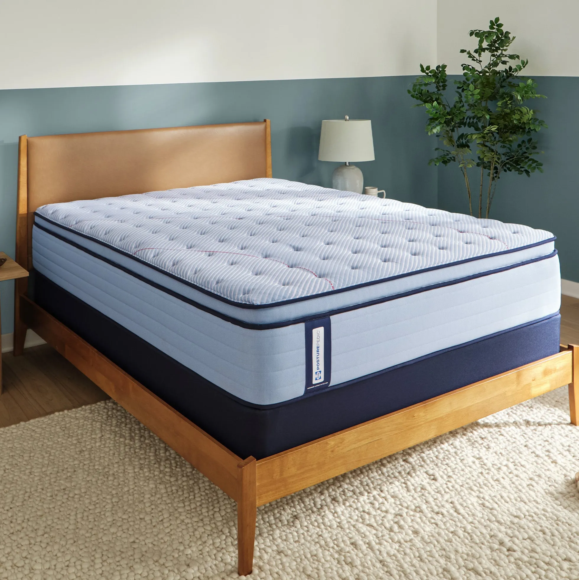 Sealy Posturepedic® Broad Knoll Medium Euro Pillow Top Mattress