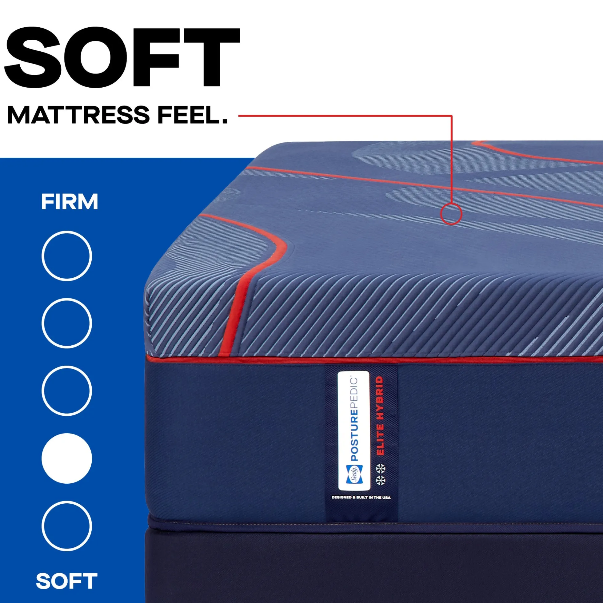 Sealy Posturepedic® Elite High Point Hybrid Soft Mattress