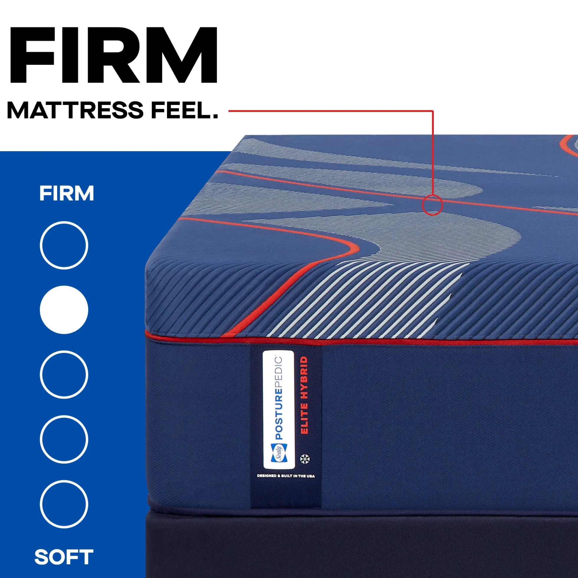Sealy Posturepedic® Elite Brenham Hybrid Firm Mattress