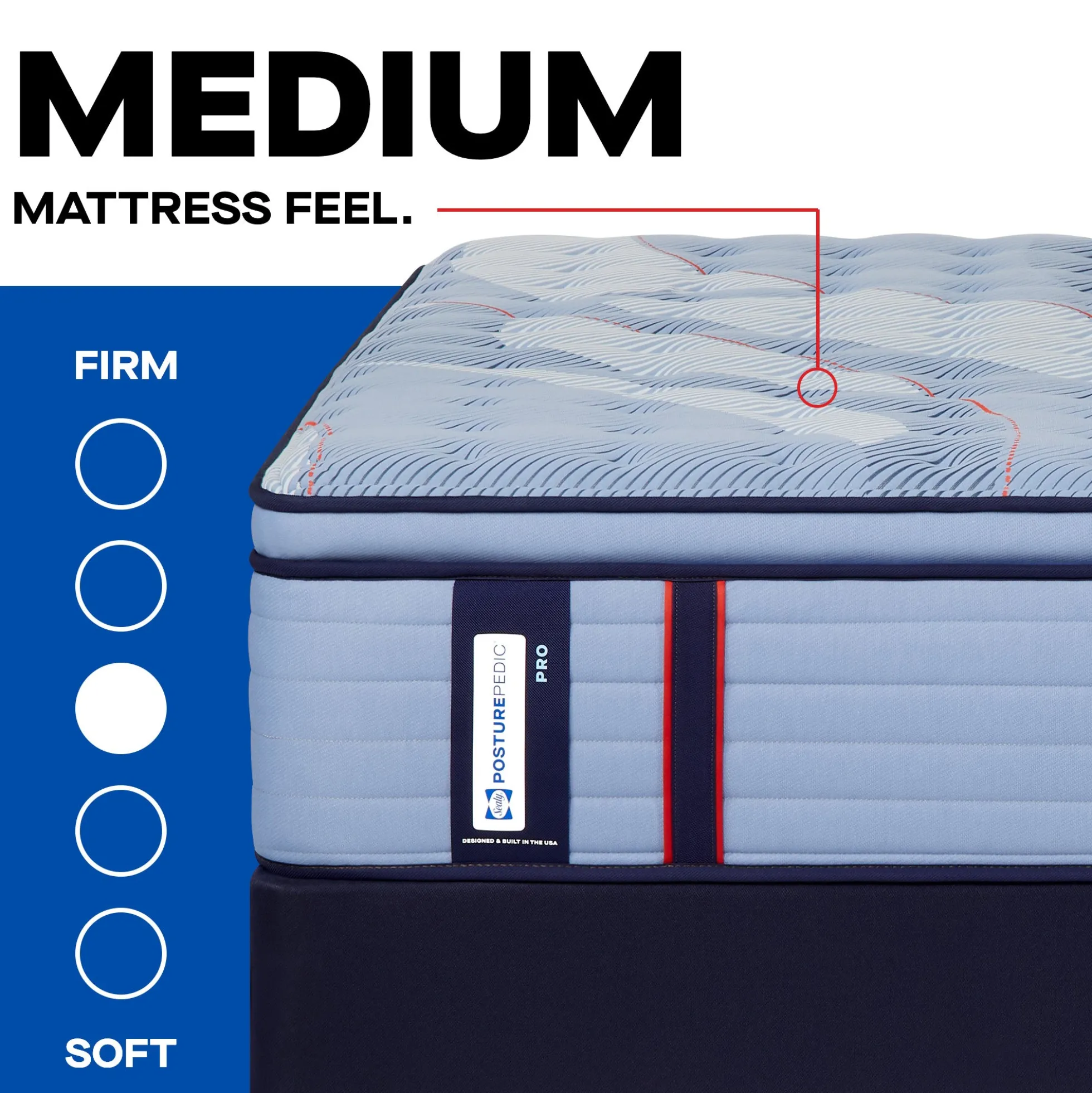 Sealy Posturepedic® Pro Dakota Ridge Medium Euro Pillow Top Mattress