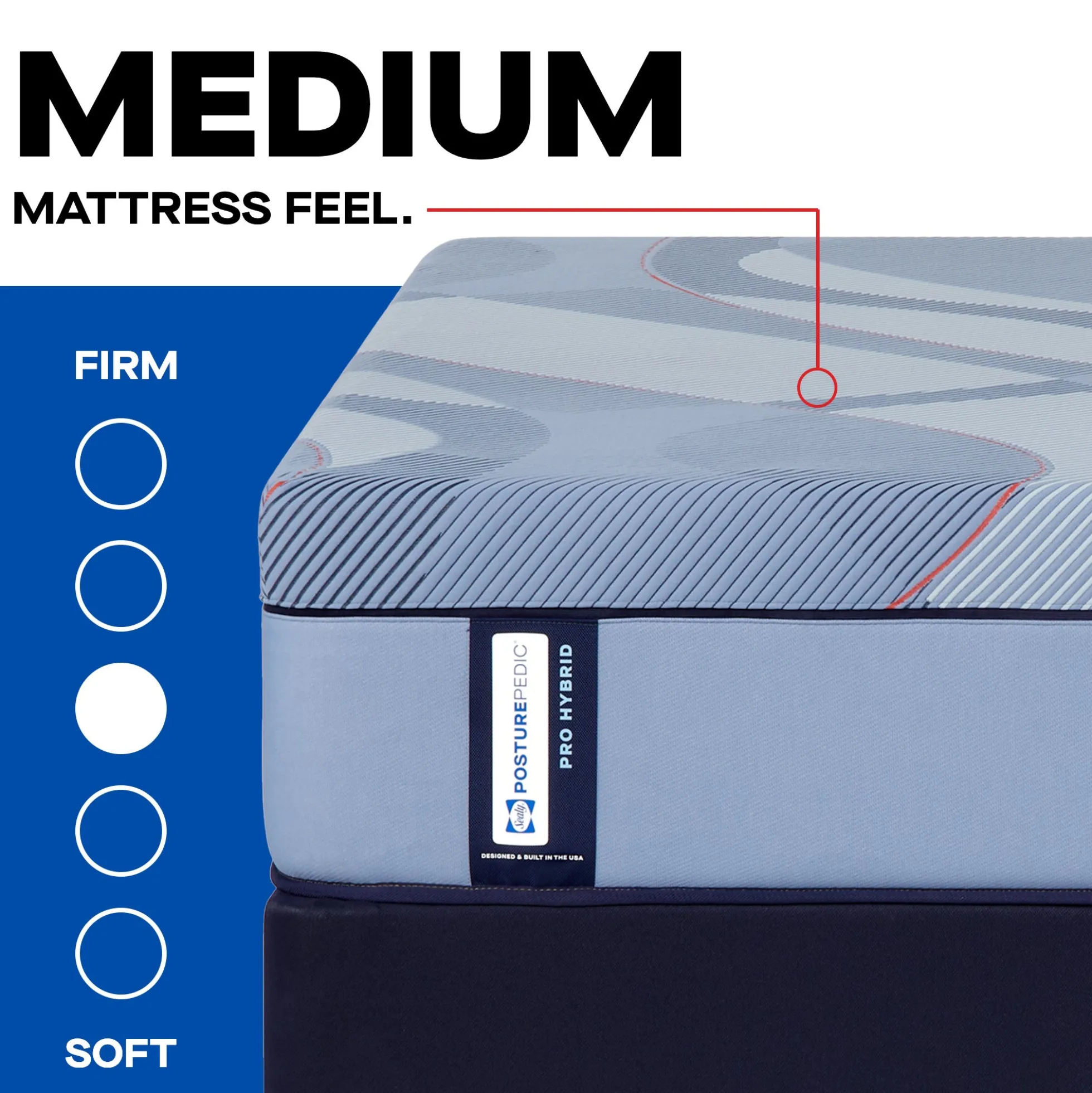 Sealy Posturepedic® Pro Dakota Ridge Hybrid Medium Mattress