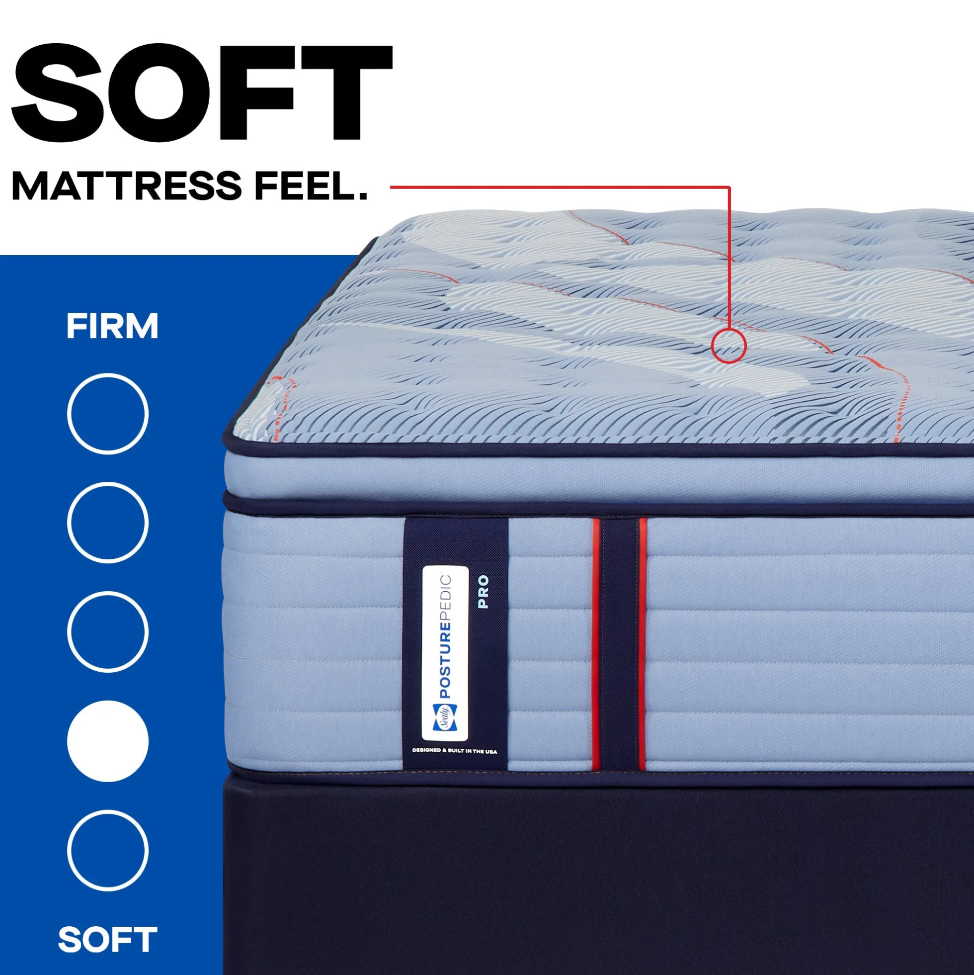 Sealy Posturepedic® Pro Dakota Ridge Soft Euro Pillow Top Mattress
