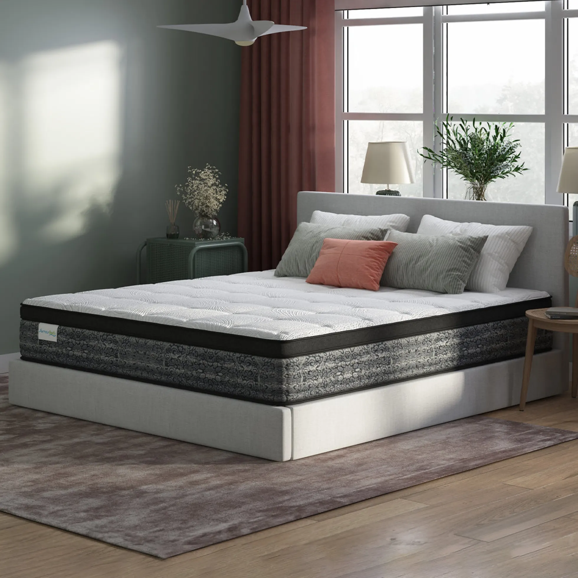 SomosBeds Bloomquist Plush Eurotop Mattress