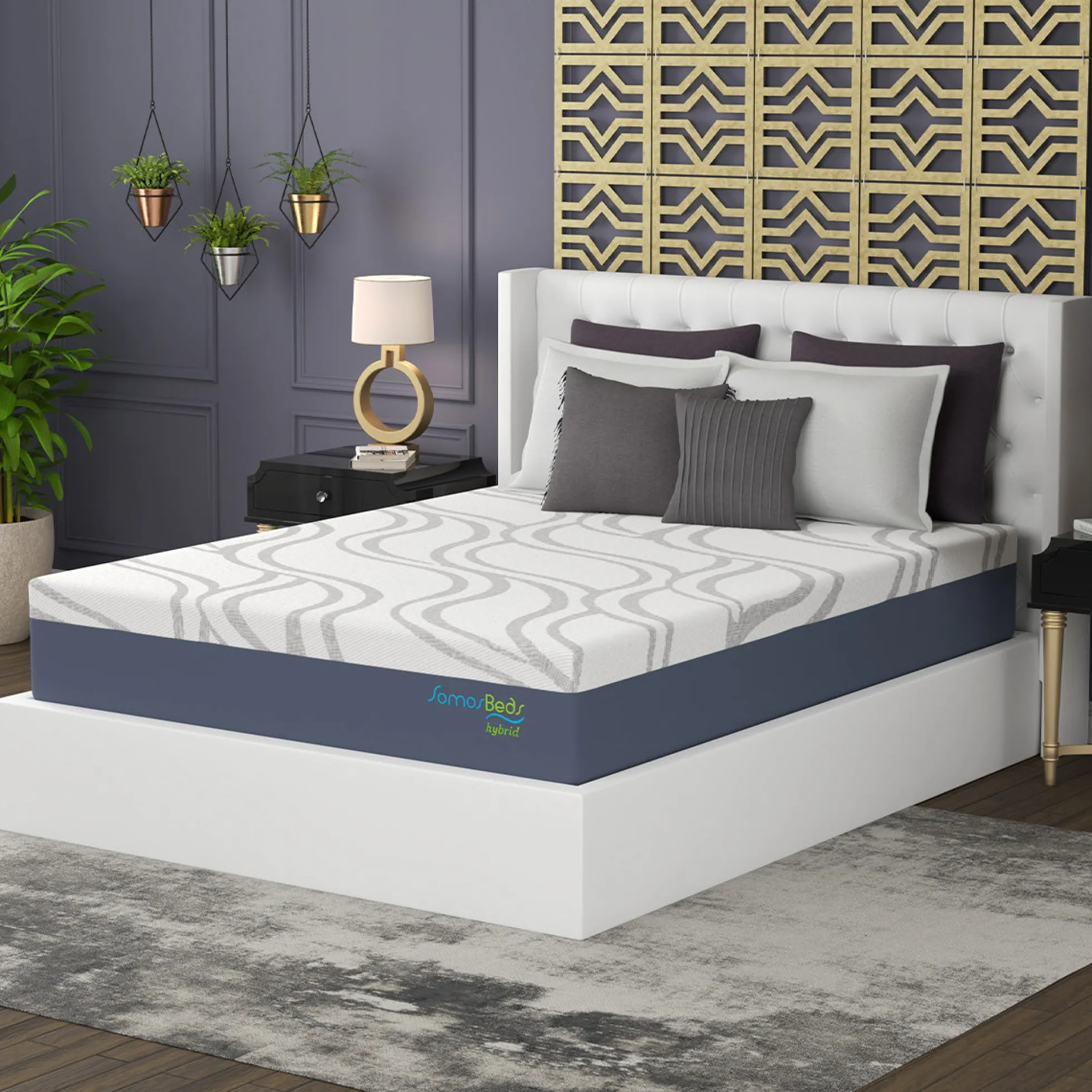SomosBeds Extreme Cooling Medium Hybrid Mattress