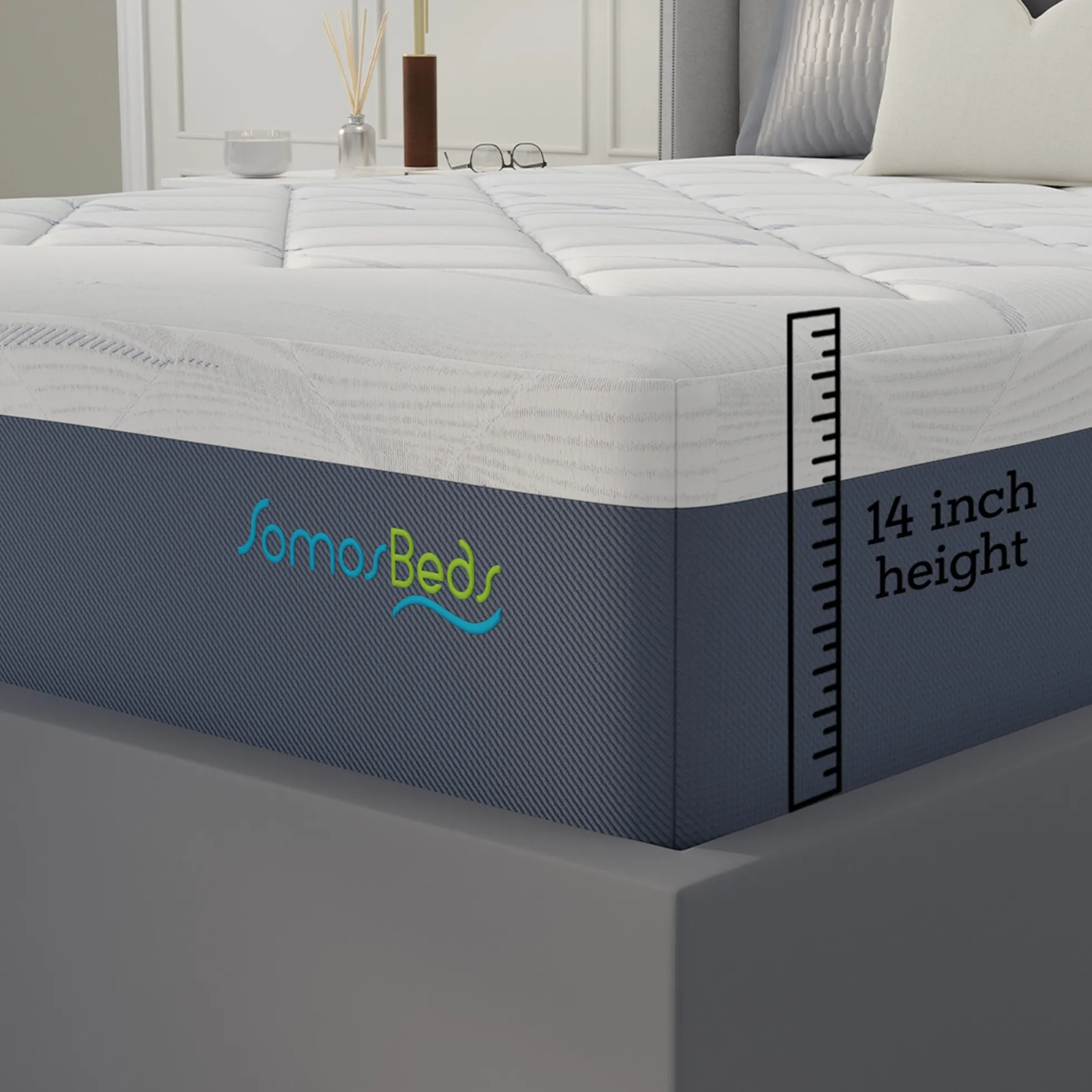 SomosBeds Supreme Plush Pillow Top Mattress