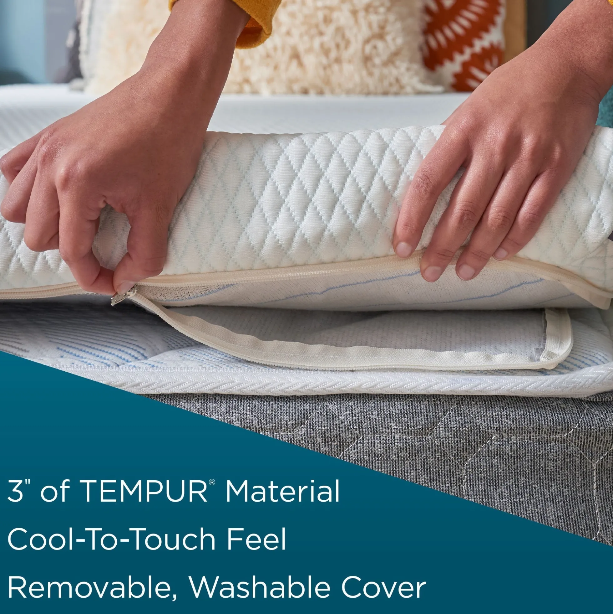 TEMPUR-Adapt® + Cooling Mattress Topper